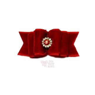 Modelo RUBÍ-VELVET- Lazo Artesanal Terciopelo (endurecido)