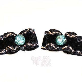 Modelo BLACK-VELVET- Dúo Lazo Artesanal Terciopelo (endurecido)