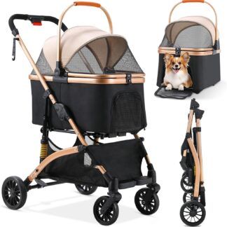 Modelo ALEKA - Cochecito para Perros Plegable 3 en 1 (artículo por encargo)