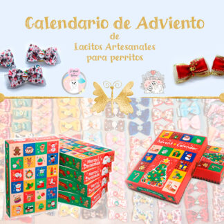 CALENDARIO DE ADVIENTO de Lazos Artesanales para perros y gatos