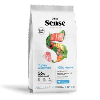 Dibaq Sense Grain Free Salmón y Pavo - Cachorro