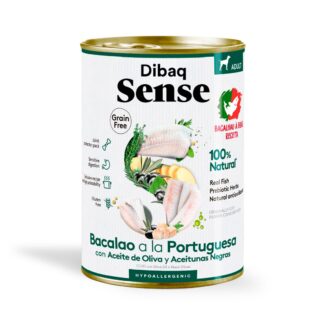 Dibaq Sense Grain Free BACALAO A LA PORTUGUESA