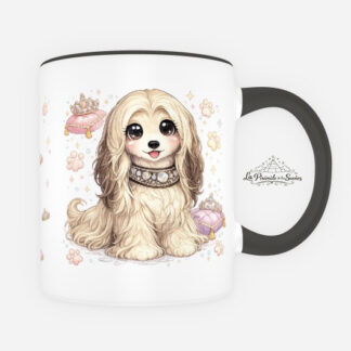 Taza de Galgo Afgano estilo kawaii