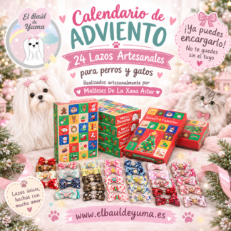 Calendario de Adviento de lazos para perros y gatos