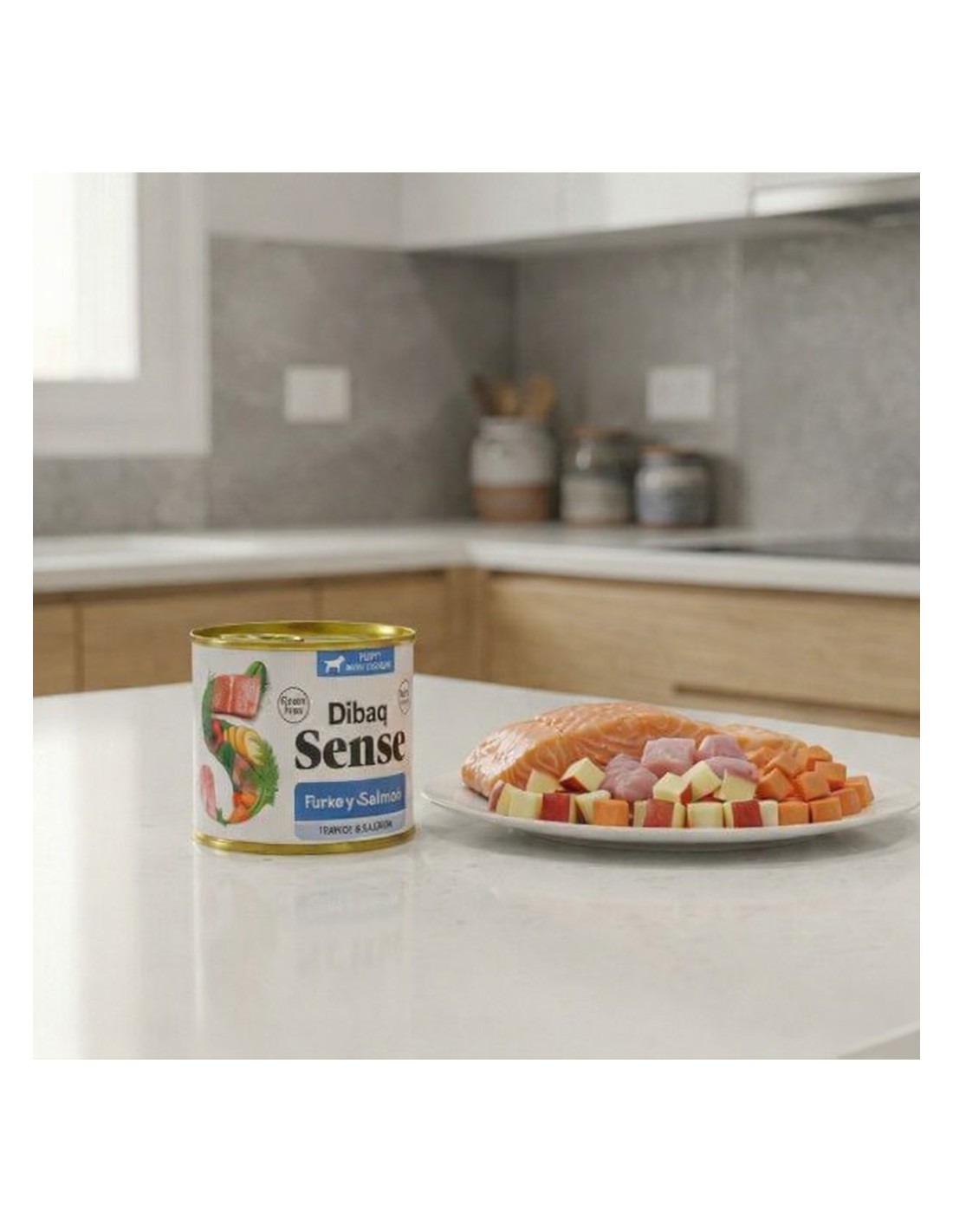Dibaq Sense Grain Free SALMÓN Y PAVO Cachorros 190 g