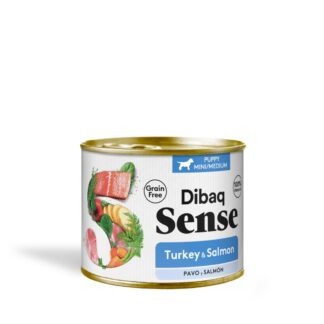 Dibaq Sense Grain Free SALMÓN Y PAVO Cachorros 190 g